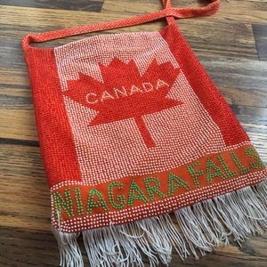 Vintage Canada Niagara Falls Beaded Bag